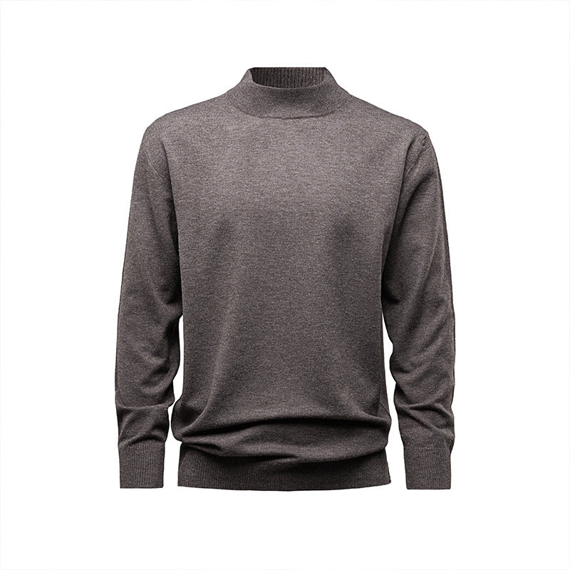 Max Pull Man High Neck – Soft Knit Wool Effect, Regular Fit & Elegant Style