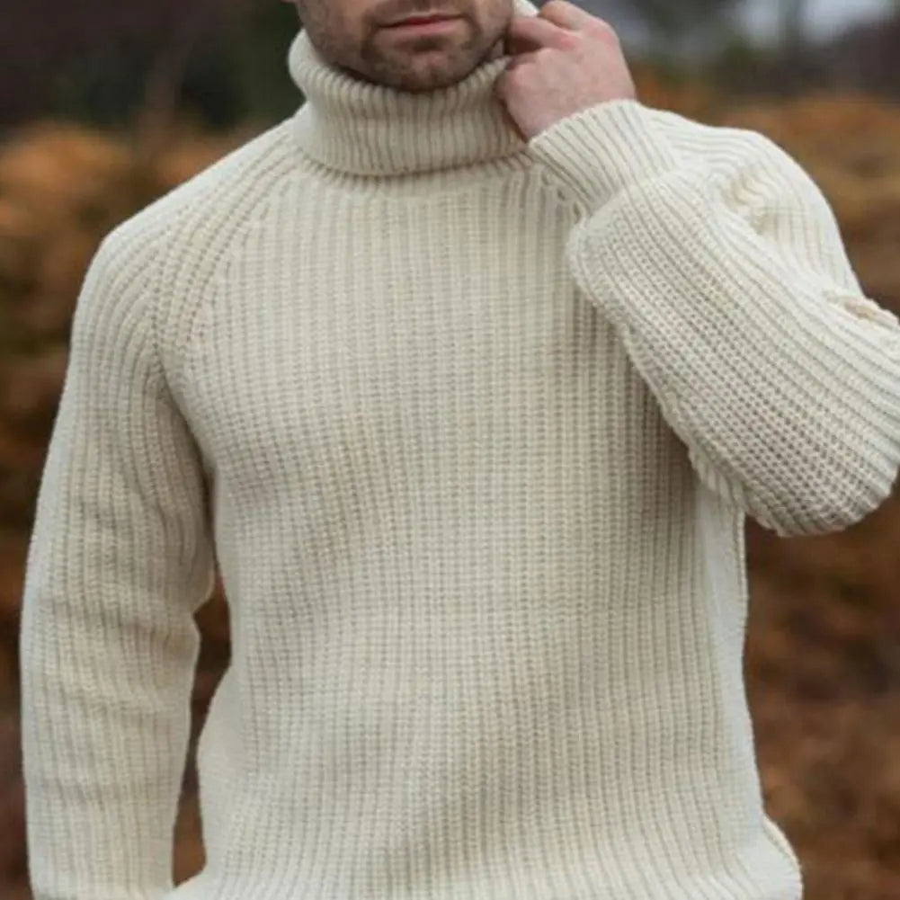 John Pull Col Roulé Homme – Tricot Doux, Coupe Décontractée & Style Polyvalent