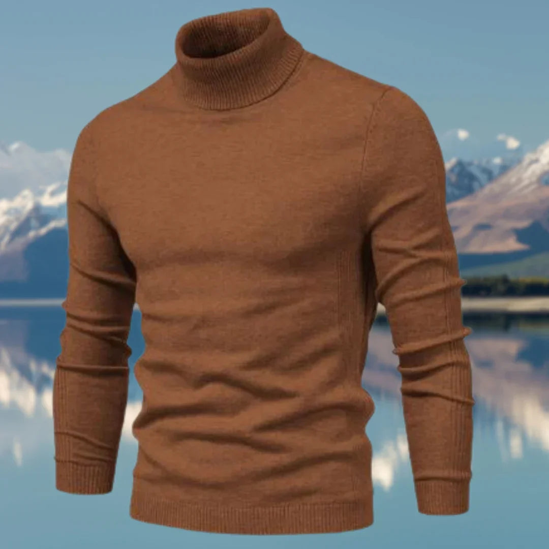 Vince Pull Col Roulé Homme – Classique en Maille Douce, Ajusté & Élégant pour l’Hiver