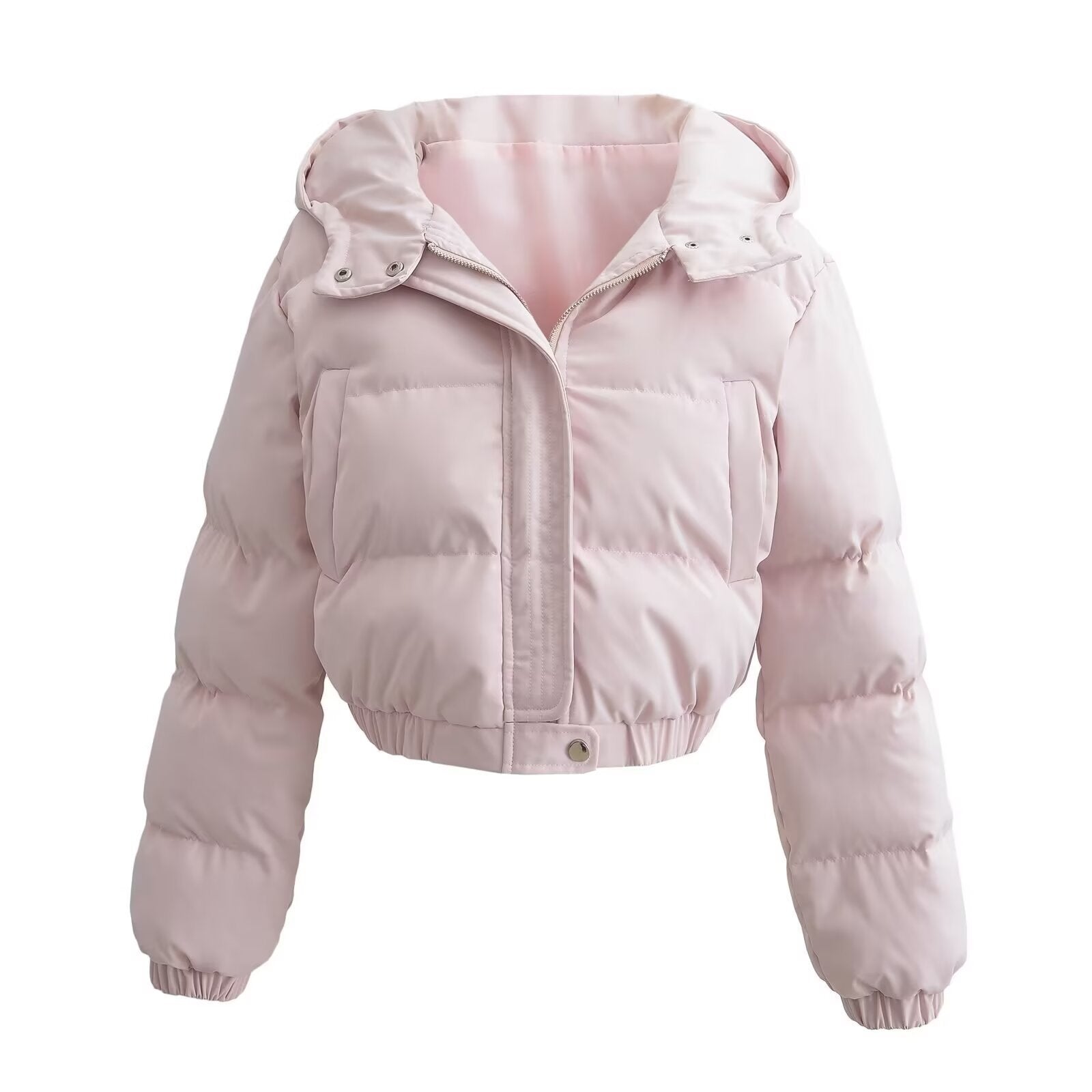 Dámská krátká prošívaná bunda s kapucí Vina – moderní střih a teplé pohodlí