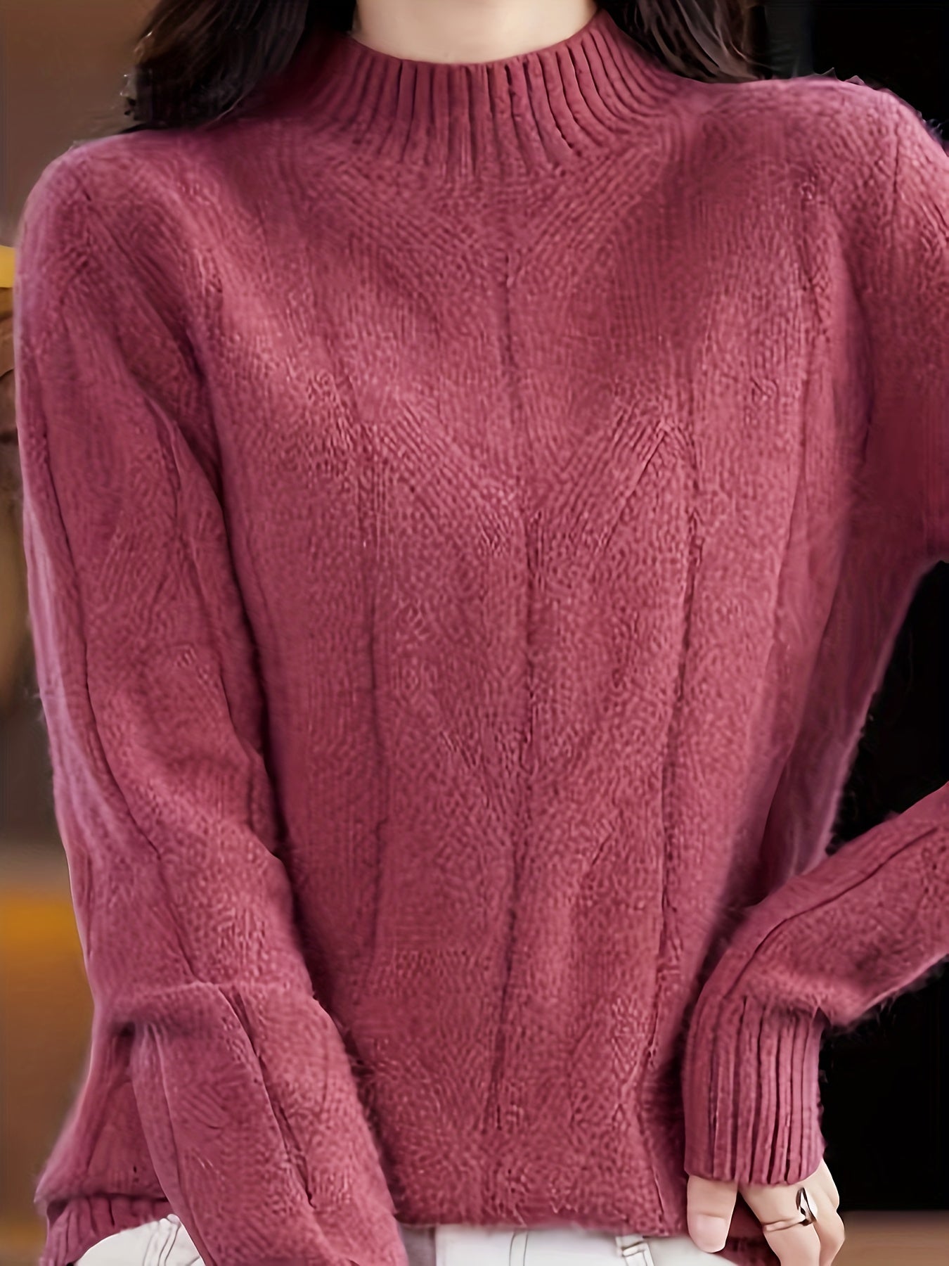 Cheena Pull Damski Teksturowany – Elegancki Golf z Ciepłej i Wyrafinowanej Dzianiny