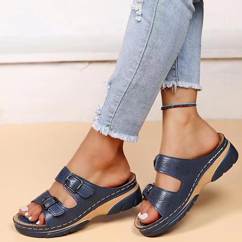 Luisa Women's Sandals - Sandali ortopedici estivi con suola Eva & Amorti Gel per alleviare il dolore