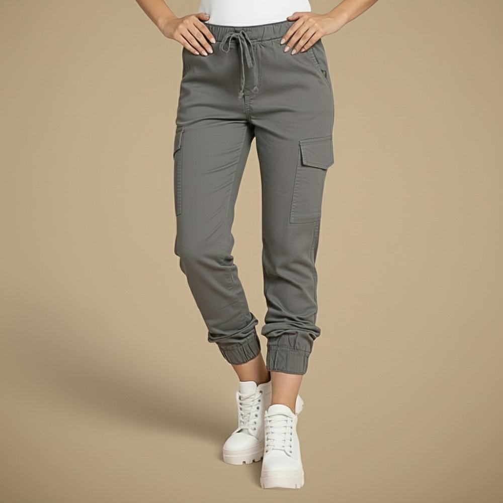 Kate Cargo-Jogginghose für Damen – Streetwear-Jogger mit elastischem Bund und Taschen