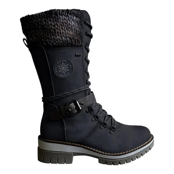 Kylee Stivali Alti Donna Inverno – Eleganti con Isolamento Caldo, Fodera Confortevole e Chiusura Lampo