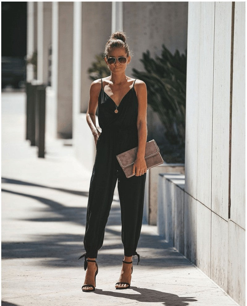 Combishort Femme Fleur – Tenue d’Été en Coton avec Imprimé Fleuri, Bretelles Réglables & Coupe Confort