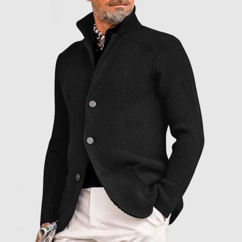 Francois Cardigan Homme – Gilet Élégant en Laine Douce et Confortable au Style Classique