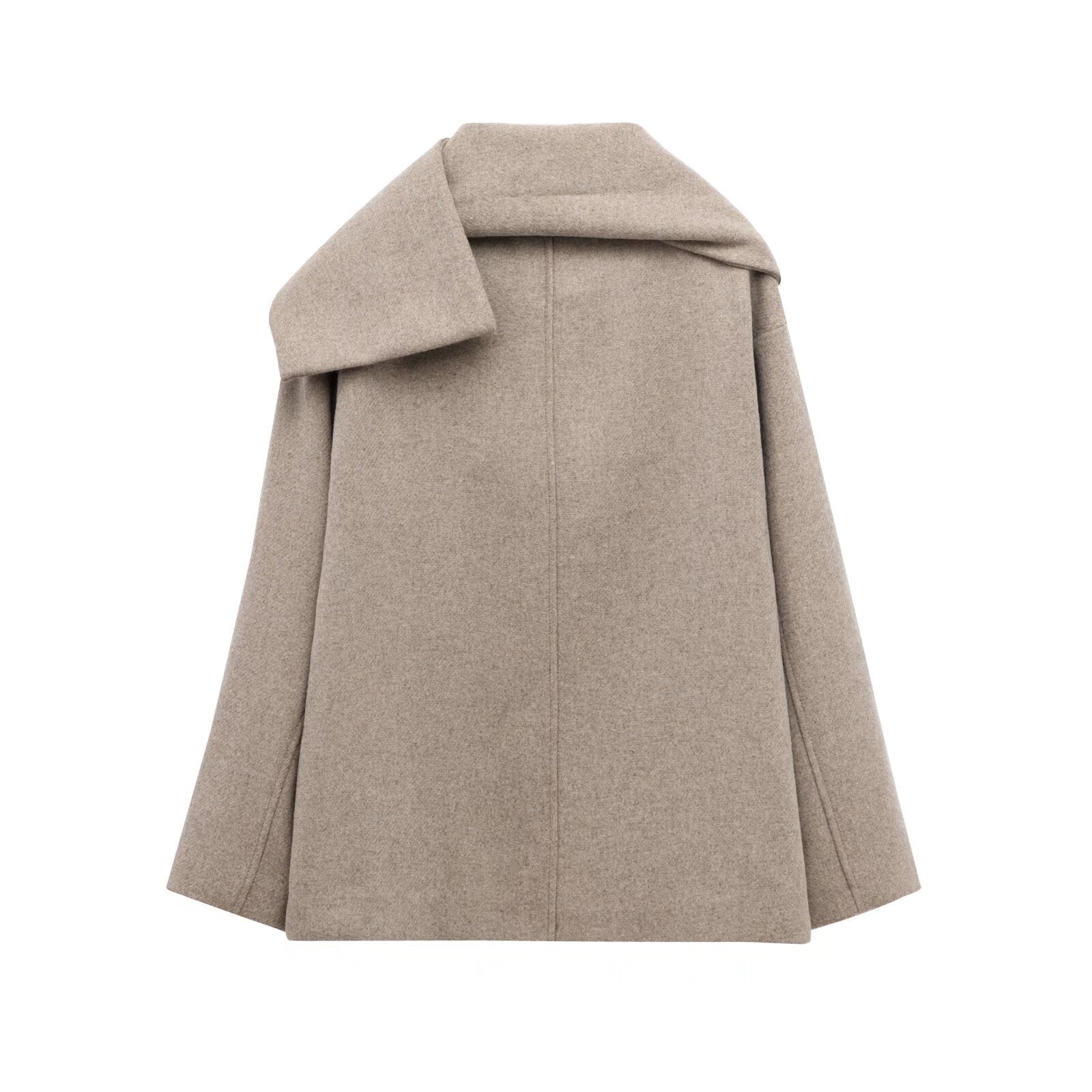 Maisie Cappotto Donna Collo Avvolgente – Taglio Dritto Elegante & Calore Invernale
