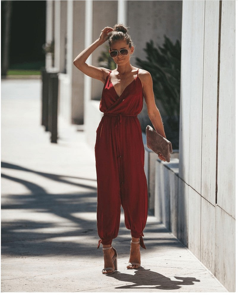 Combishort Femme Fleur – Tenue d’Été en Coton avec Imprimé Fleuri, Bretelles Réglables & Coupe Confort