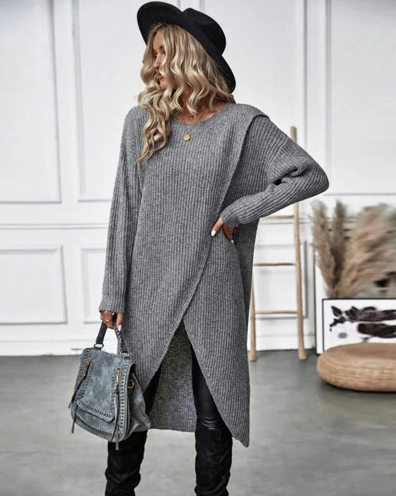 Sylvia Pull Femme – Long Pull Élégant & Confortable pour Look Chic au Quotidien