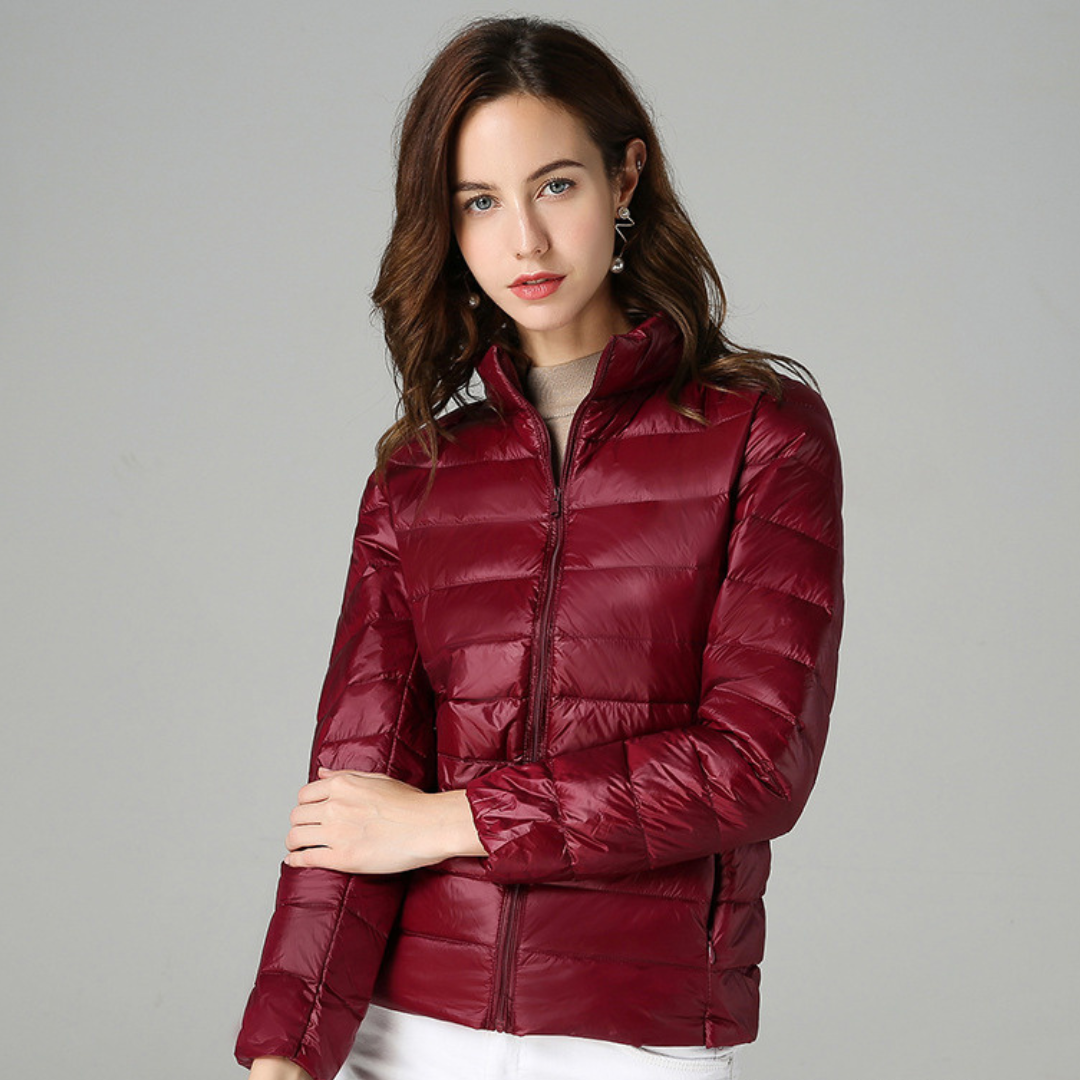 Aurora Veste Femme – Veste Imperméable Ultra-Légère & Polyvalente pour Mi-Saison