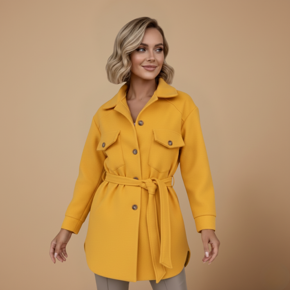 Jaze Mode Dame Polo Vest – Afslappet pasform med reverskrave og knaplukning