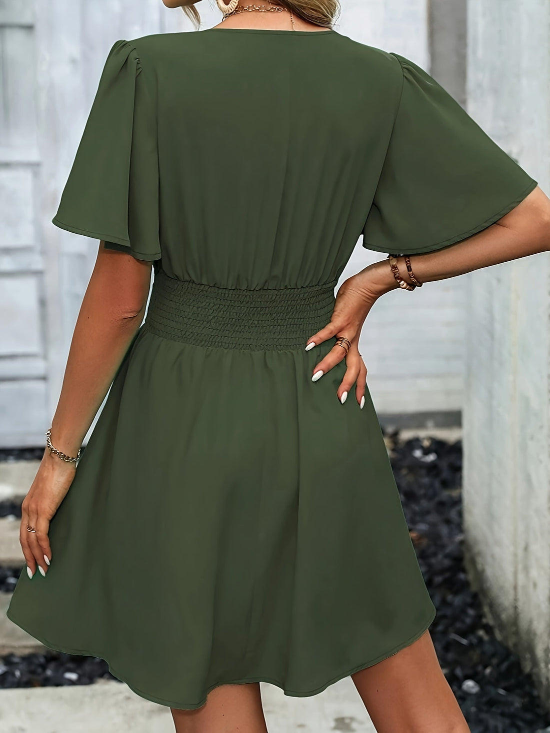Maelle Robe Femme – Élégance Intemporelle & Polyester Tissé pour Toutes Saisons