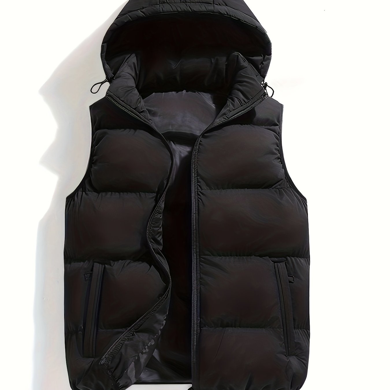 Echo Gilet Matelassé Homme à Capuche Amovible – Coupe Regular & Style Moderne