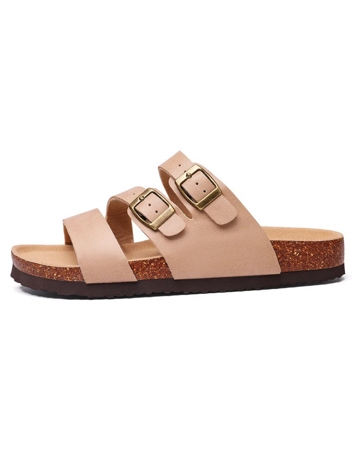 Sandalias de mujeres de Gianna: sandalias de verano ultralizadas para ponerse con comodidad transpirable y suela sinlips