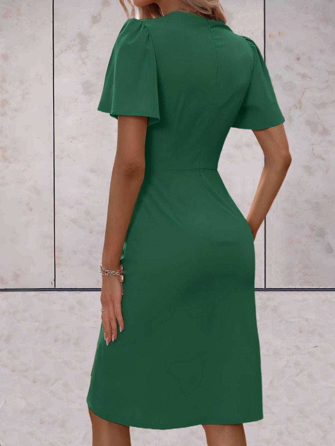 Robe Portefeuille Femme Harper – Élégante Robe Croisée avec Col en V & Coupe Ajustable pour Toute Occasion