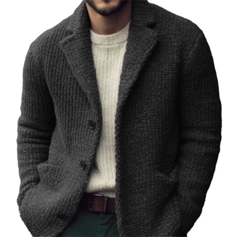 Derek Cardigan Homme – Tricot Doux, Coupe Régulière & Fermeture à Boutons Élégante