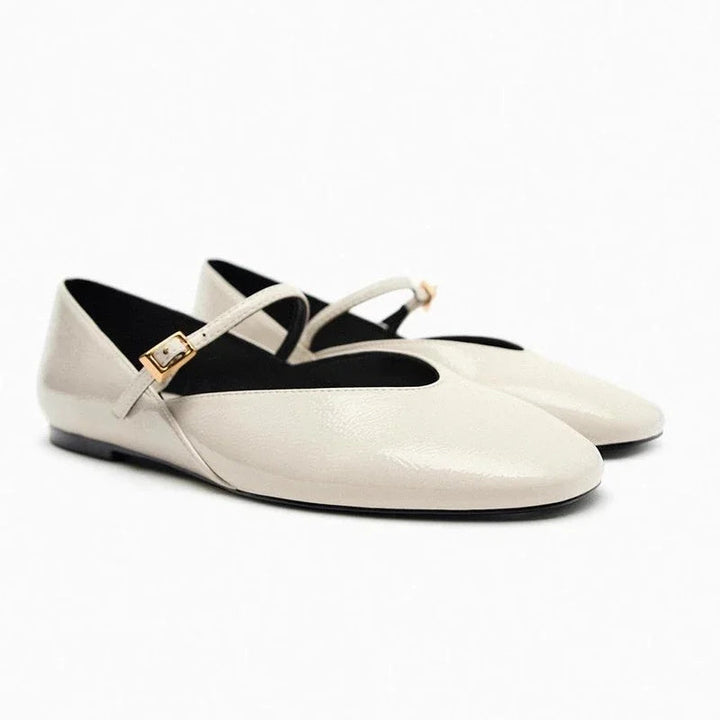 Kali Ballerines Femme – Chaussures Vernies Brillantes Élégantes & Confortables