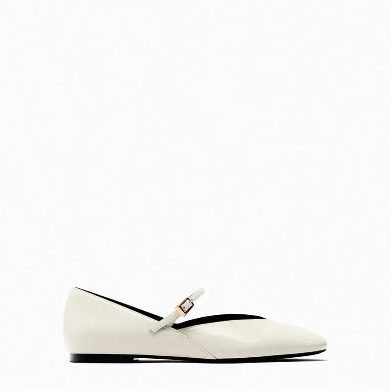 Kali Ballerines Femme – Chaussures Vernies Brillantes Élégantes & Confortables
