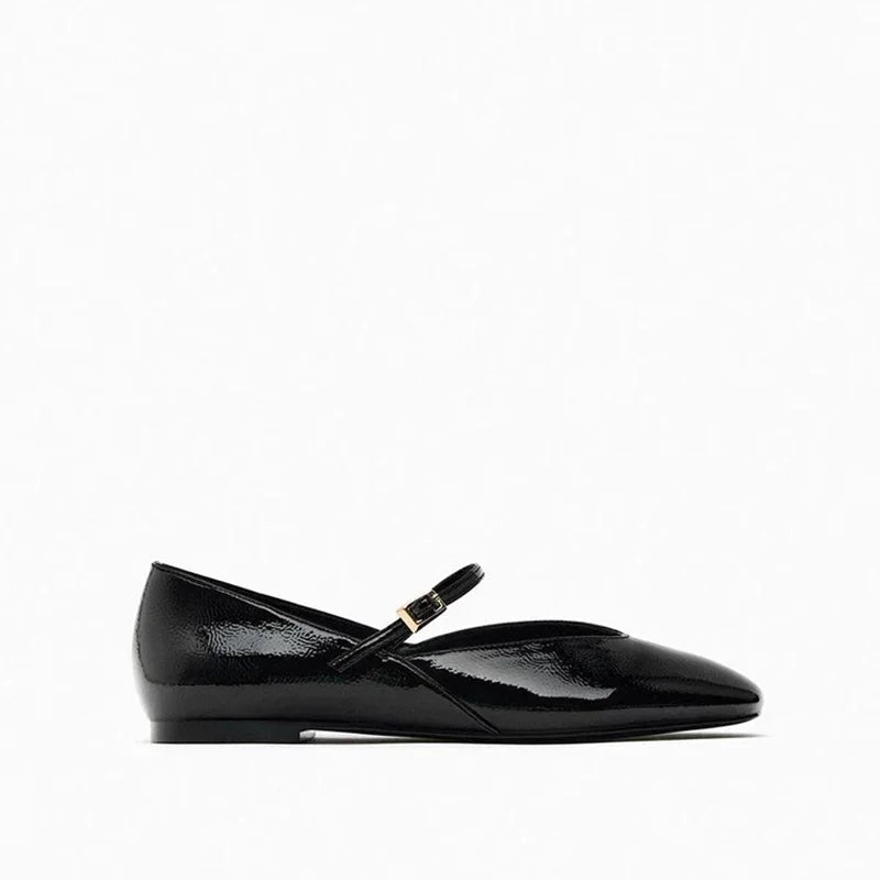 Kali Ballerines Femme – Chaussures Vernies Brillantes Élégantes & Confortables