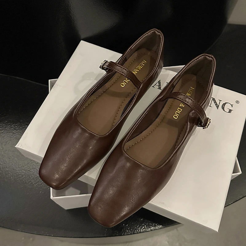 Sophie Ballerines Femme – Chaussures Élégantes à Bride Ajustable & Design Intemporel