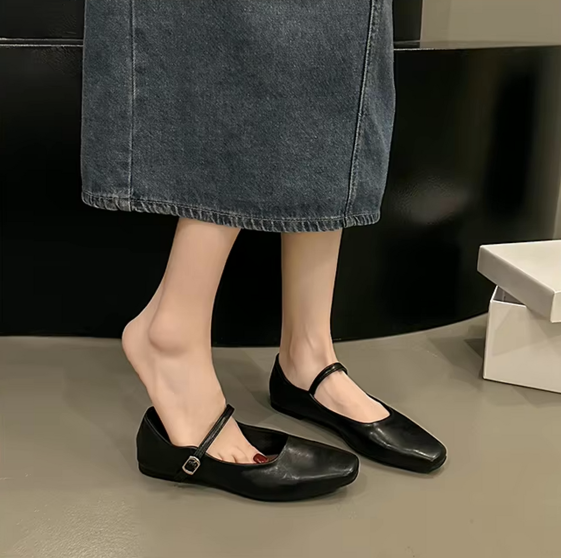 Sophie Ballerines Femme – Chaussures Élégantes à Bride Ajustable & Design Intemporel