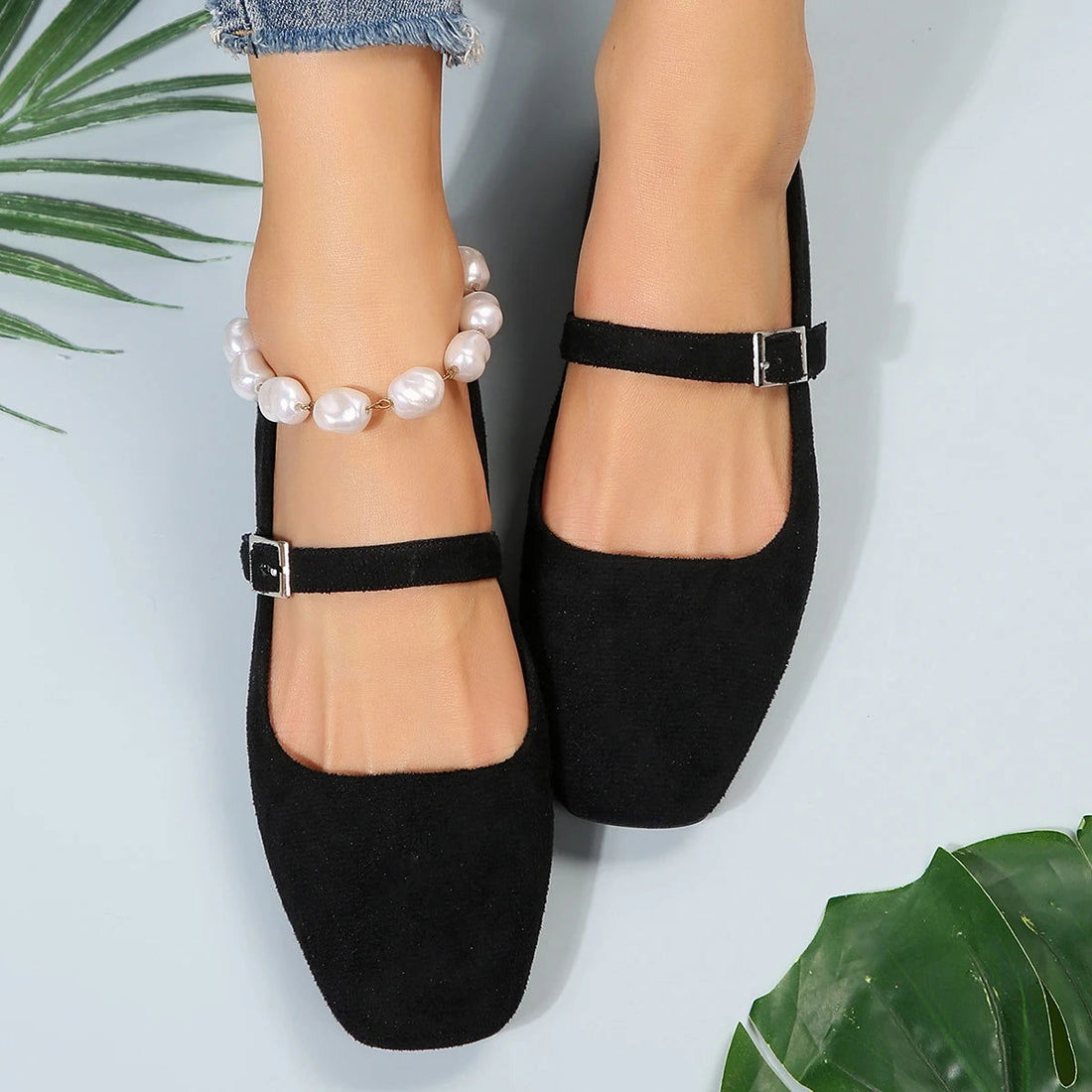Kamila Ballerines Femme – Chaussures Élégantes à Bride Unique & Confort Quotidien