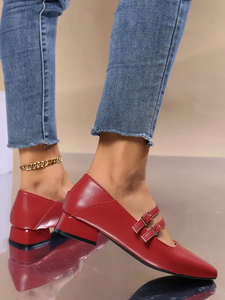 Luciana Ballerines Femme – Chaussures Élégantes à Double Brides & Style Confortable
