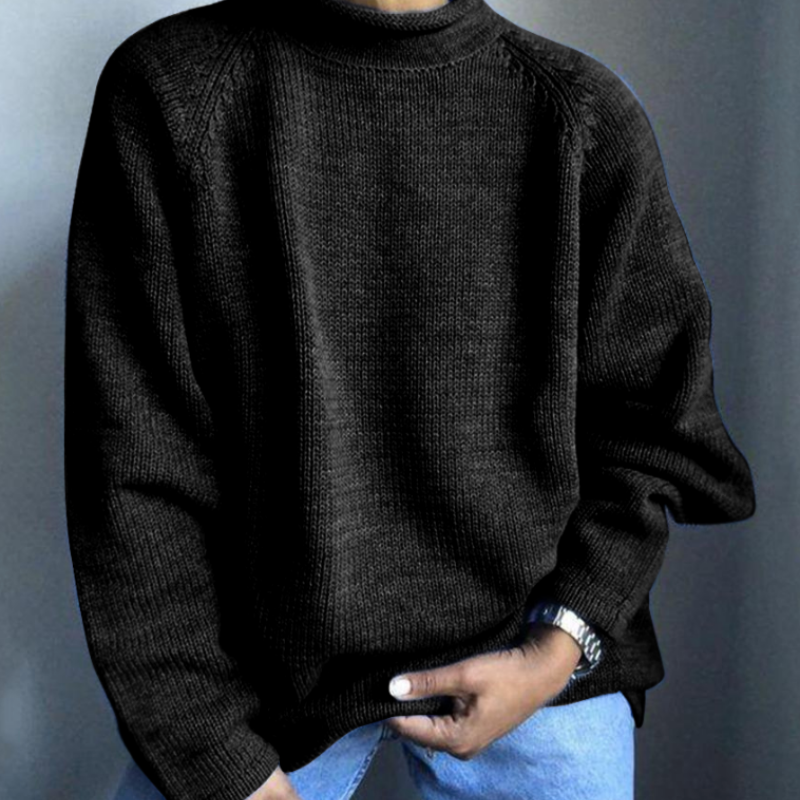 Bobby Pull Pánský – Jednobarevný Pohodlný a Elegantní Svetr pro Moderní Každodenní Styl