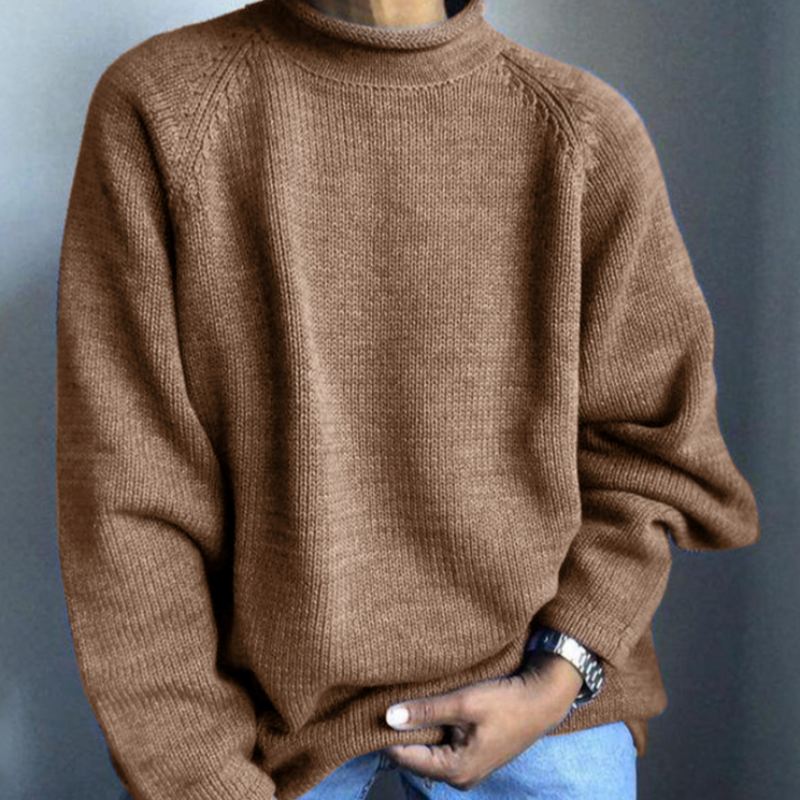 Bobby Pull Pánský – Jednobarevný Pohodlný a Elegantní Svetr pro Moderní Každodenní Styl