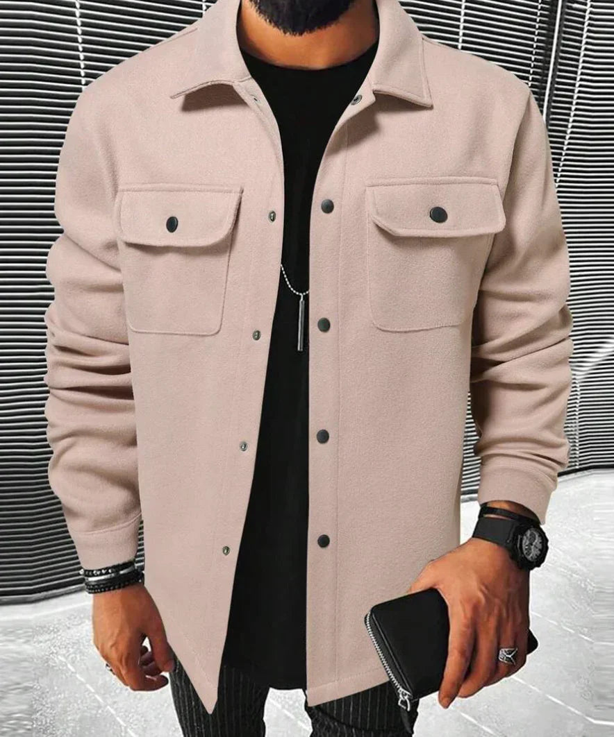 Cămașă bărbați Steven – Cămașă caldă și confortabilă din țesătură moale cu stil elegant