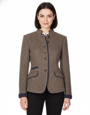 Hannah Women's Solid Cardigan – Long Sleeve Collarless Sweater Modern and Comfortable Fit