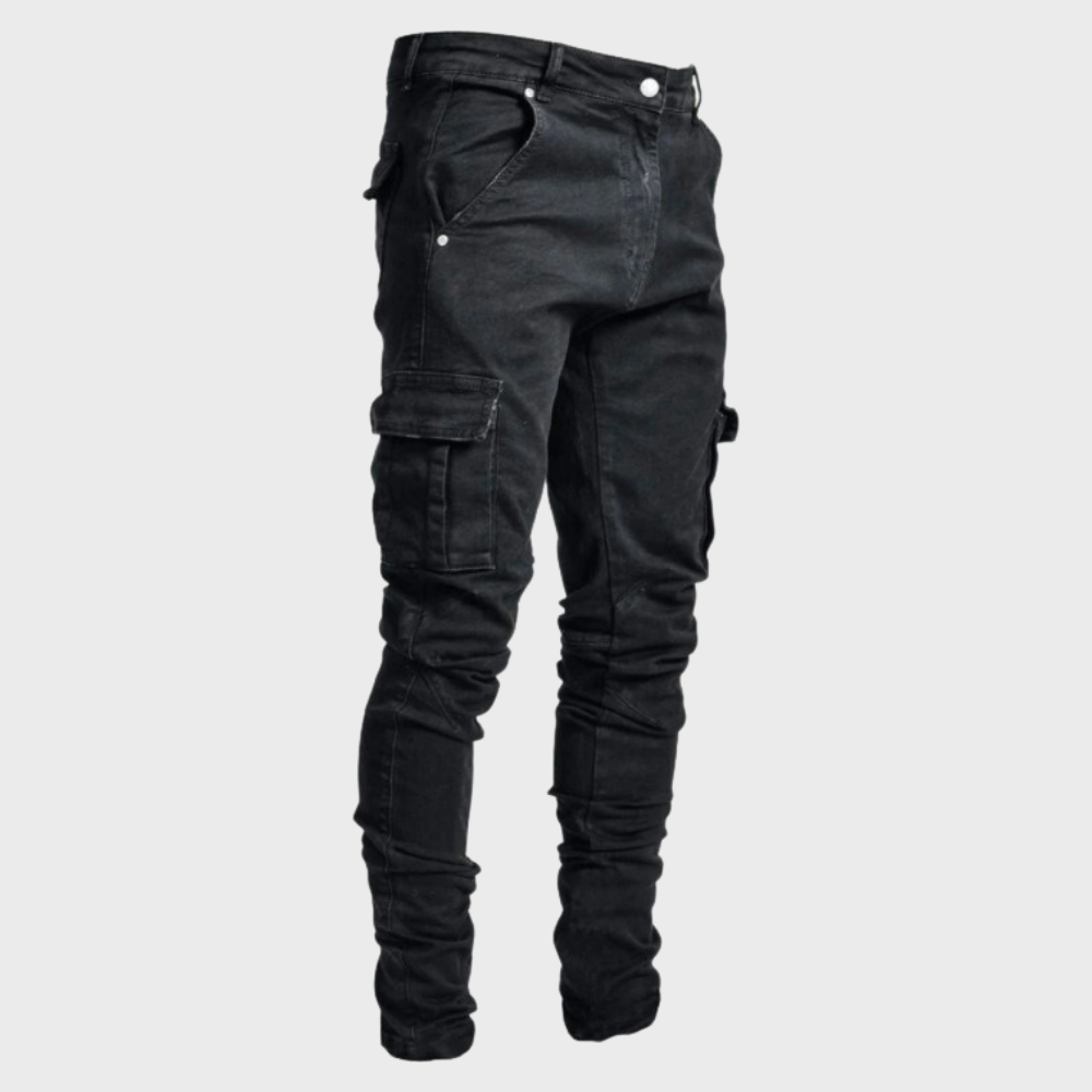 Liam Pantalon Cargo Extensible per Uomo – Coupe Décontractée Légère avec Design Respirant et Polyvalent