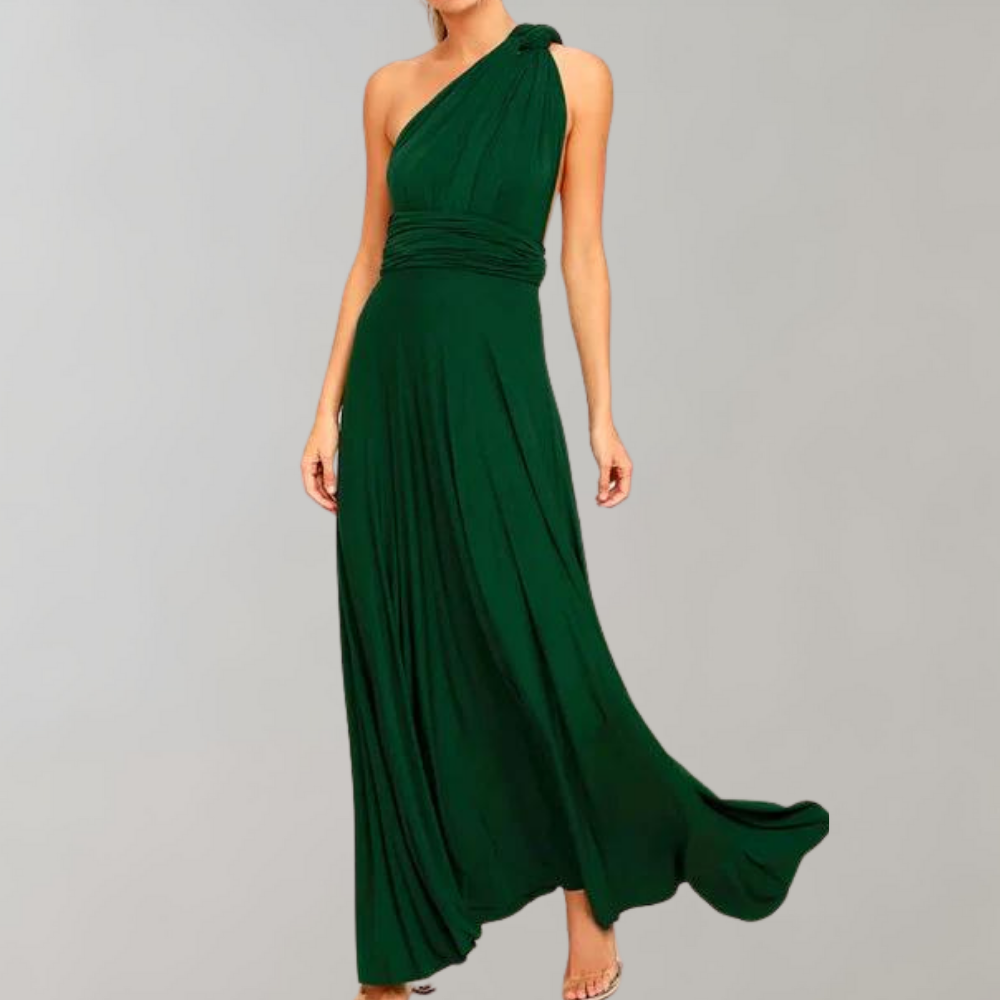 Thora Robe Femme – Robe Enveloppante Polyvalente en Tissu Léger & Respirant pour Été