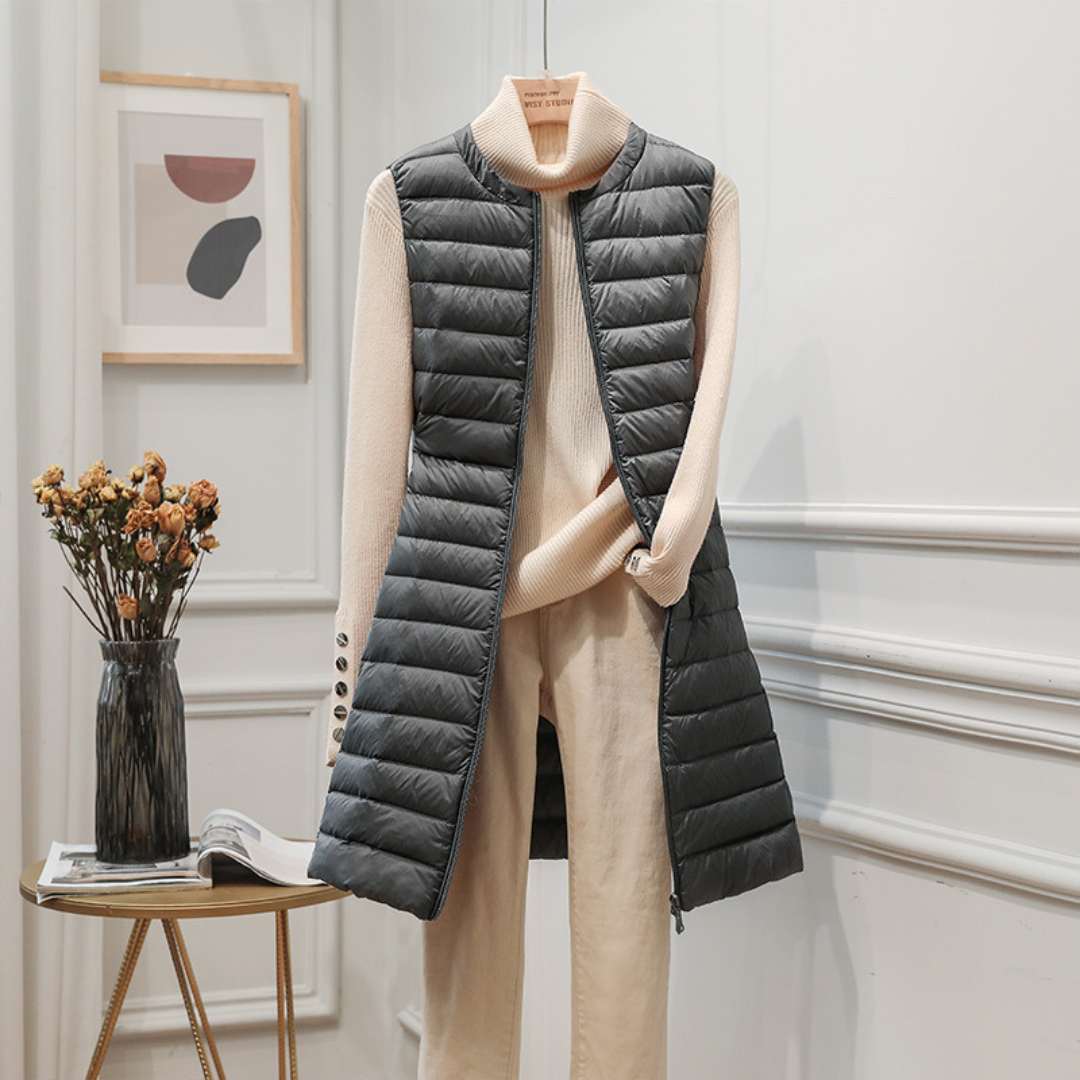 Premier Veste Femme – Doudoune Sans Manches Ultra Légère & Idéale pour le Printemps