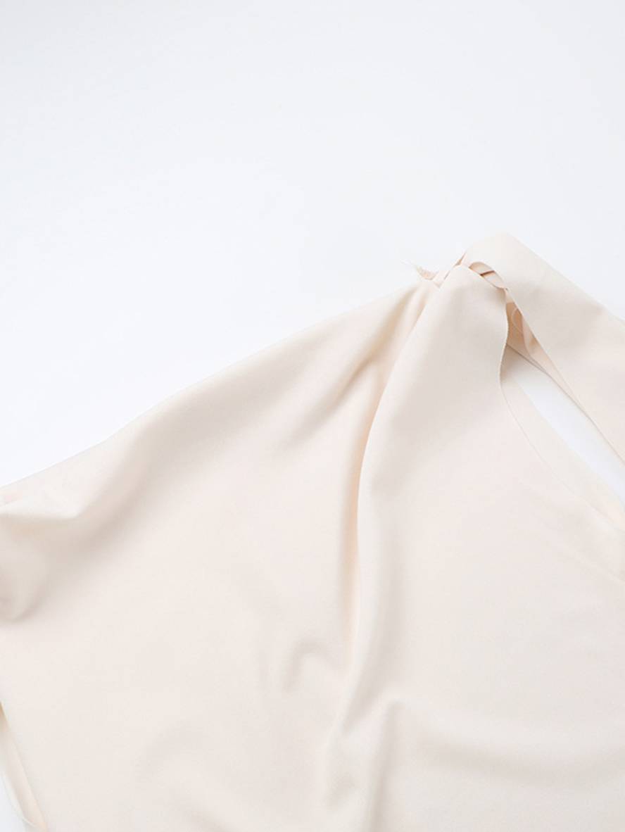 Abito da sera da donna Winona - elegante abito unilaterale lungo senza manica con un design semplice