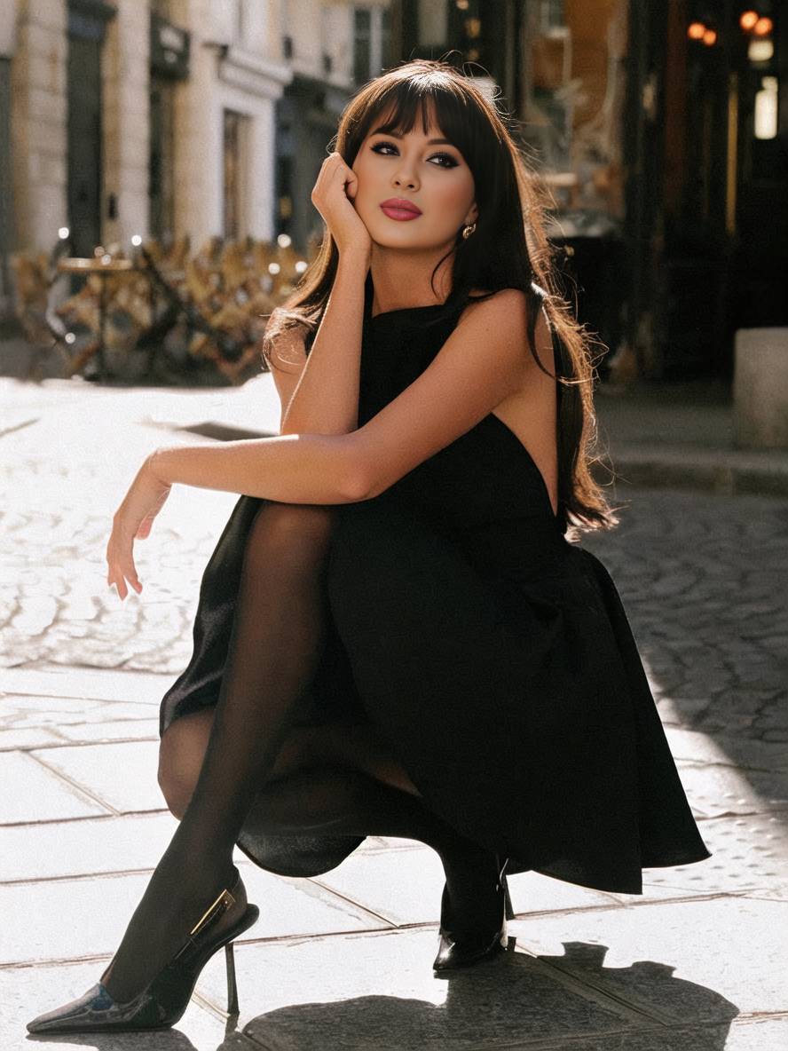 Solara Robe de Cocktail Femme – Élégante Robe Évasée Sans Manches avec Col Halter et Dos Nu