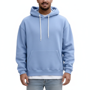 Sudadera con capucha para hombre casual – Sudadera cómoda con capucha y bolsillo canguro