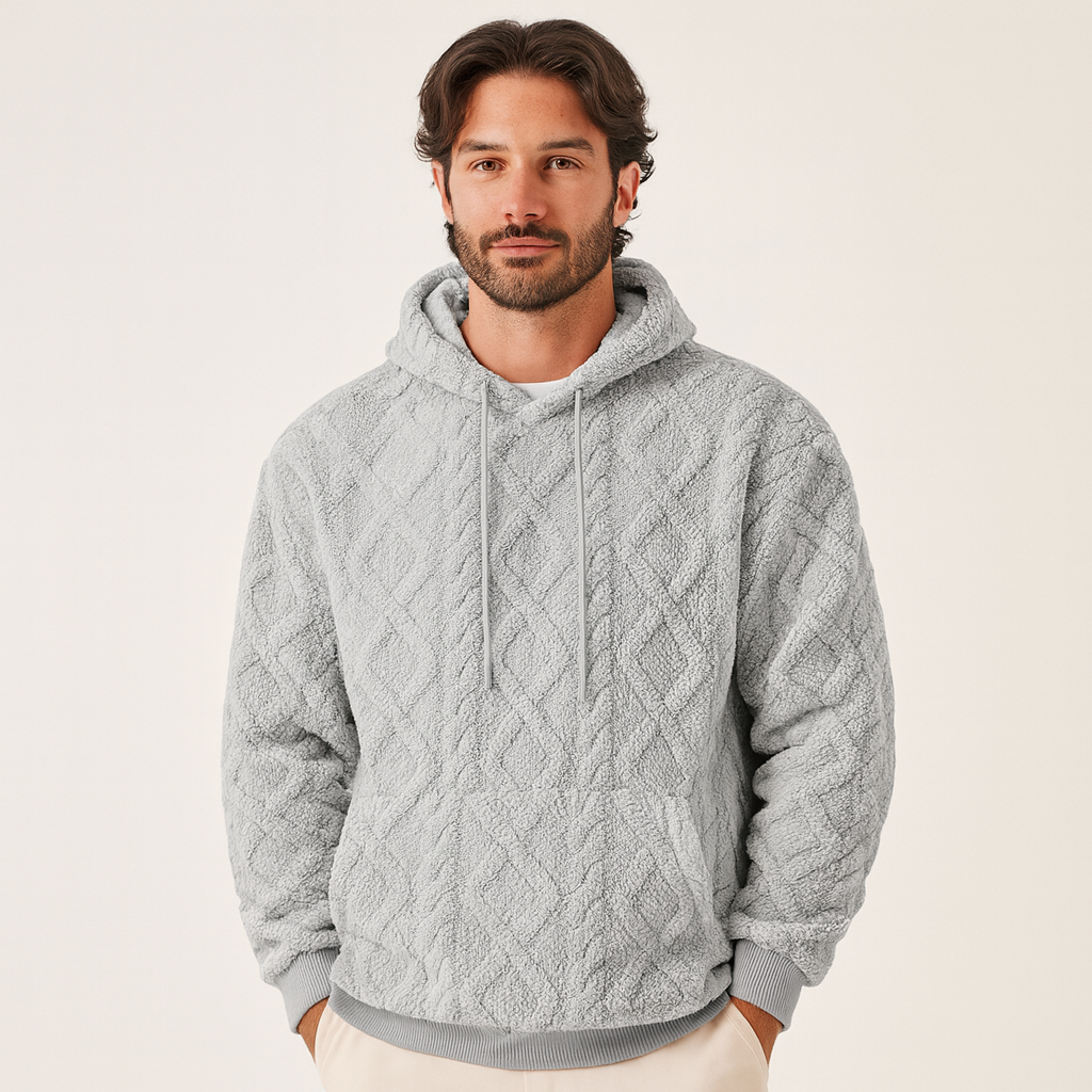 Ernie Sweat à Capuche Homme en Maille Fleece – Hoodie Chaud Casual & Streetwear Hiver