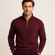 Lorence Pull Demi-Zip Uomo – Maglia Morbida Moderna con Taglio Elegante e Confortevole
