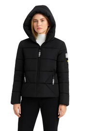 Jules Doudoune Femme Matelassée Relaxed Fit – Veste Déperlante avec Capuche & Poches Zippées