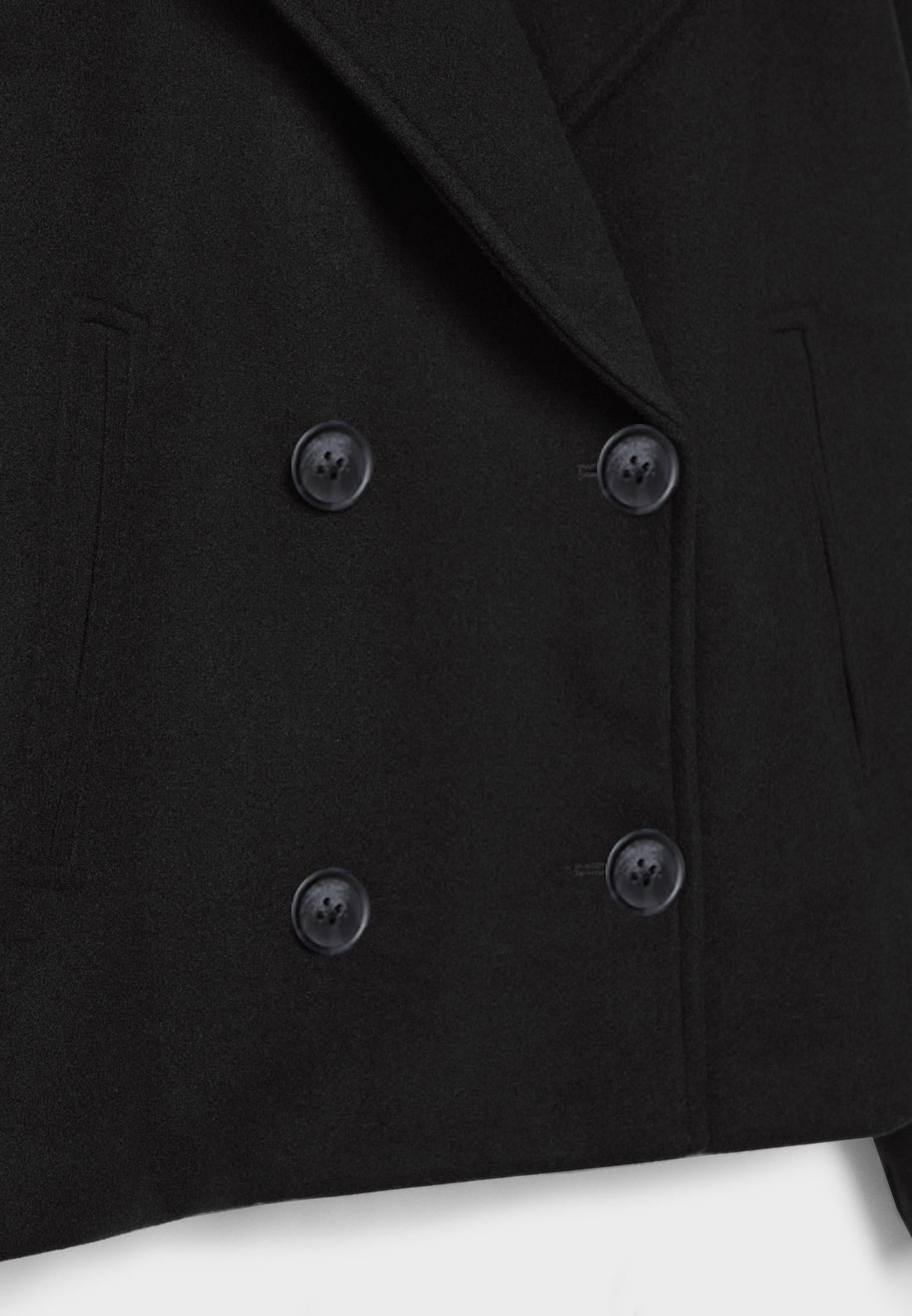 Olivia Femme Manteau – Chic Manteau Court Croisé à Boutons Élégants & Style Moderne