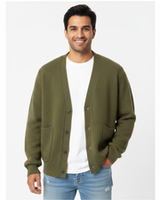 Crosby Gilet Uomo Scollo a V con Bottoni – Maglia Morbida, Taglio Regolare e Stile Informale