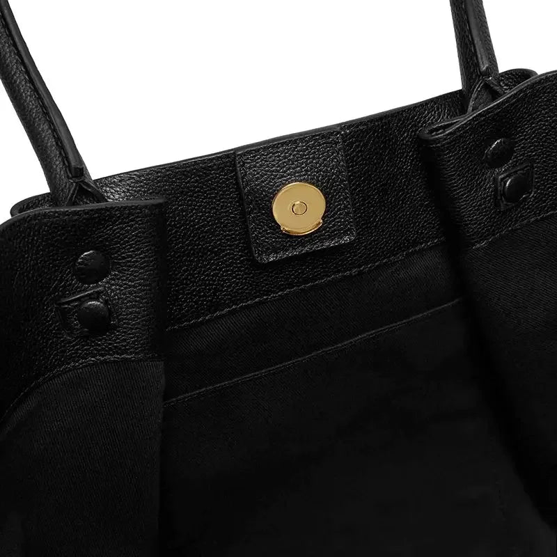 Celestina Sac à Main Femme – Élégant en Cuir Vegan Durable avec Fermoir Doré et Grand Espace