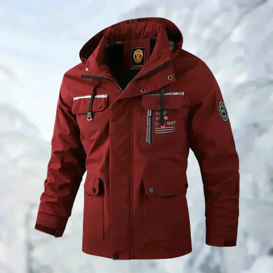 Erwin Veste Homme – Veste Imperméable & Coupe-Vent Confortable pour Automne/Hiver