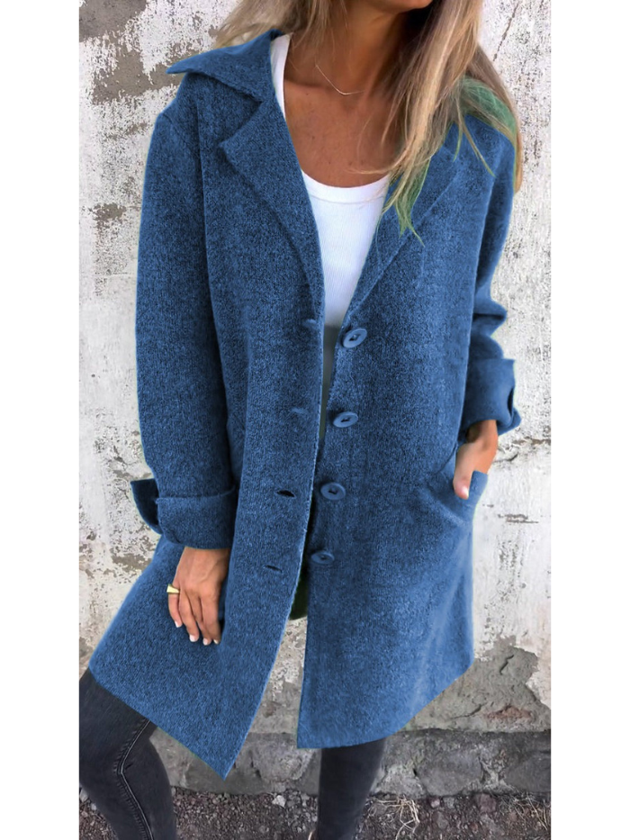 Sophie Femme Manteau Printemps – Manteau en Laine Premium Élégant & Léger pour Mi-Saison