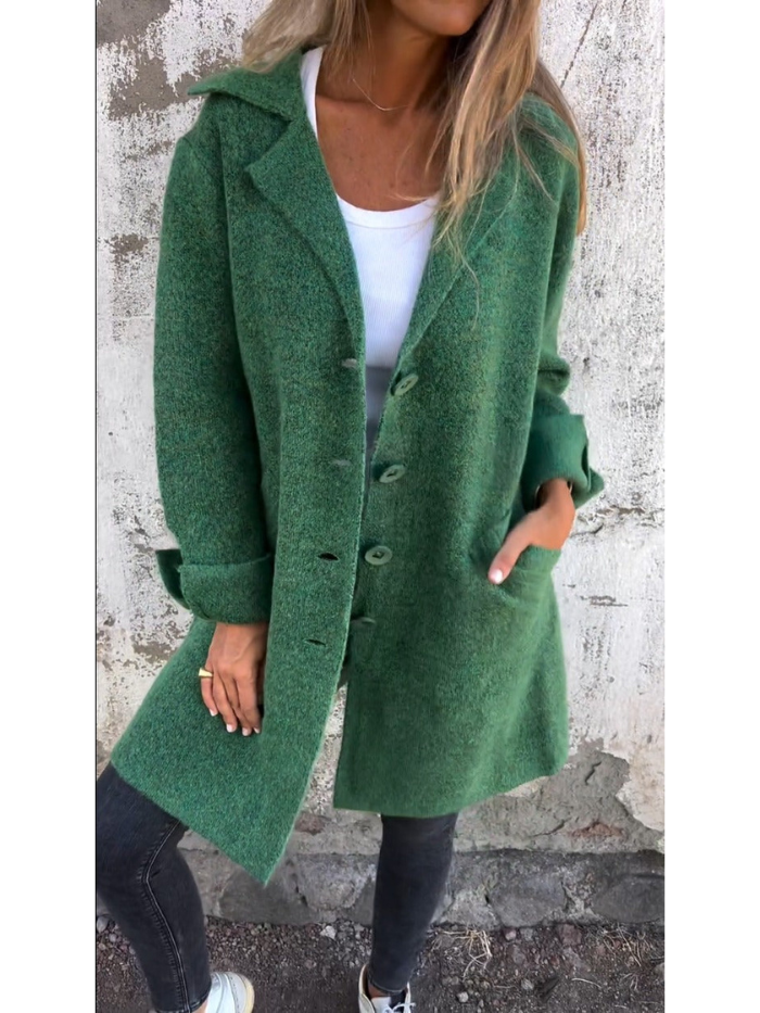 Sophie Femme Manteau Printemps – Manteau en Laine Premium Élégant & Léger pour Mi-Saison