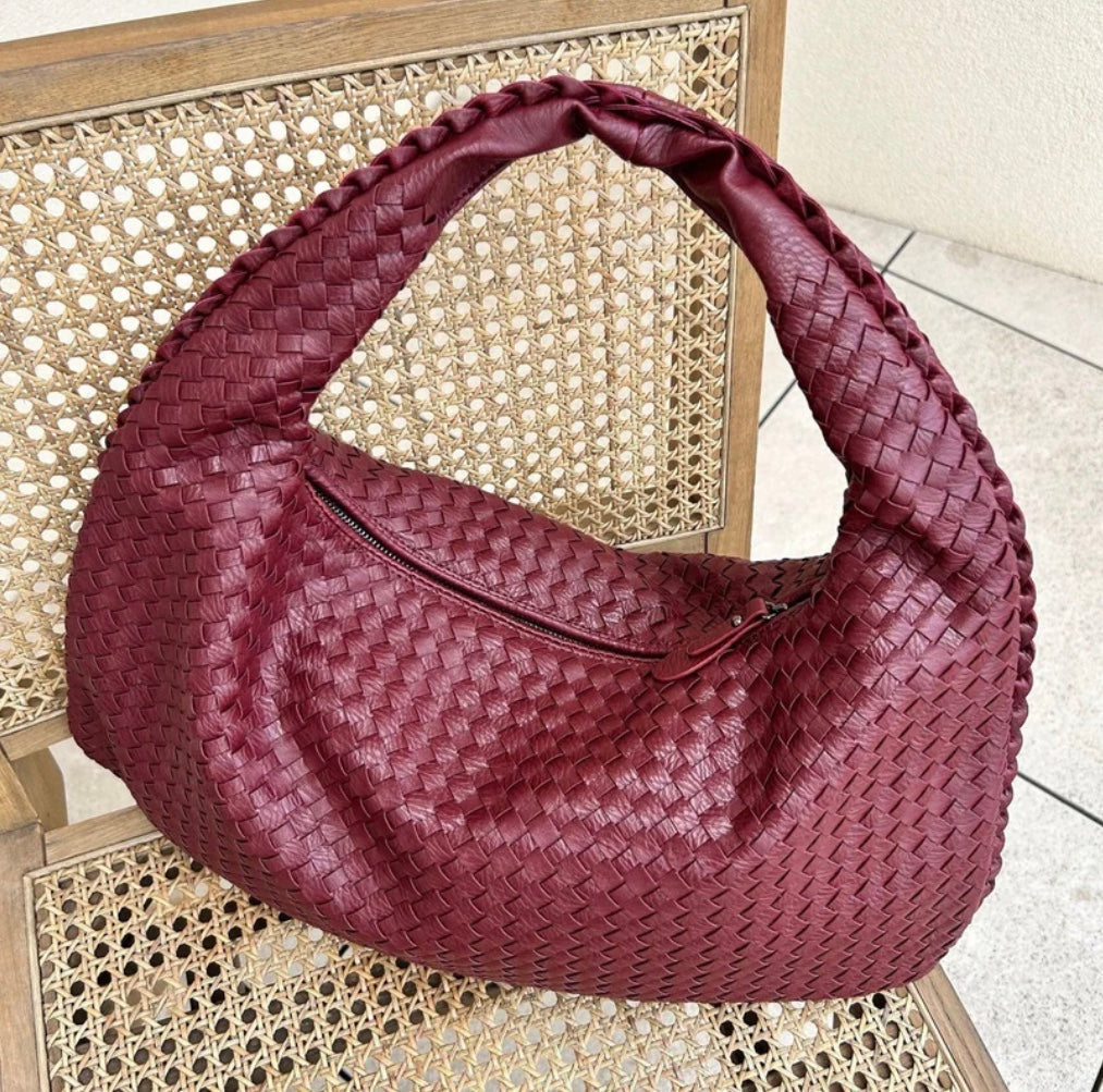 Louisa Sac Hobo Femme – Tressé Élégant, Spacieux & Style Intemporel
