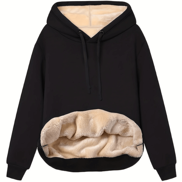 Kaylani Hoodie Femme – Sweat à Capuche d’Hiver Chaud en Polaire Douce et Confortable