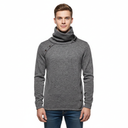 Lure Pull Uomo a Collo Alto – Maglia Calda Regular Fit per Autunno & Inverno