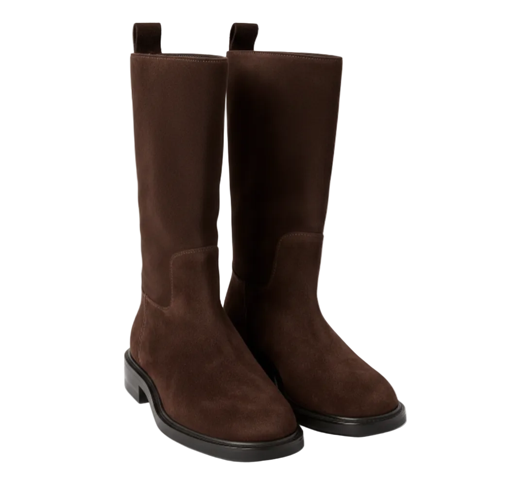 Cizme Belle până la jumătatea gambei pentru femei – Design minimalist, vârf rotund și stil modern de iarnă